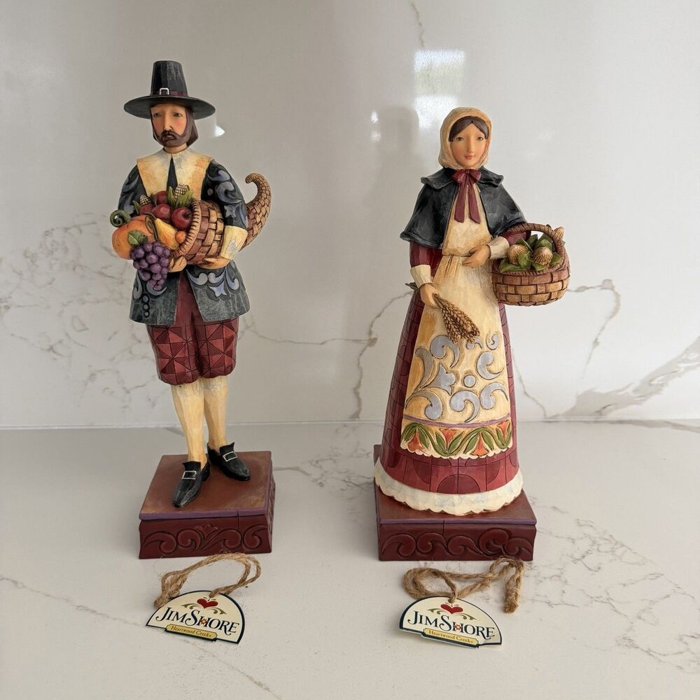 JIM SHORE 4014444 "ABUNDANT BLESSINGS" AND 4014445 “GIVE THANKS FOR THE BOUNTY”